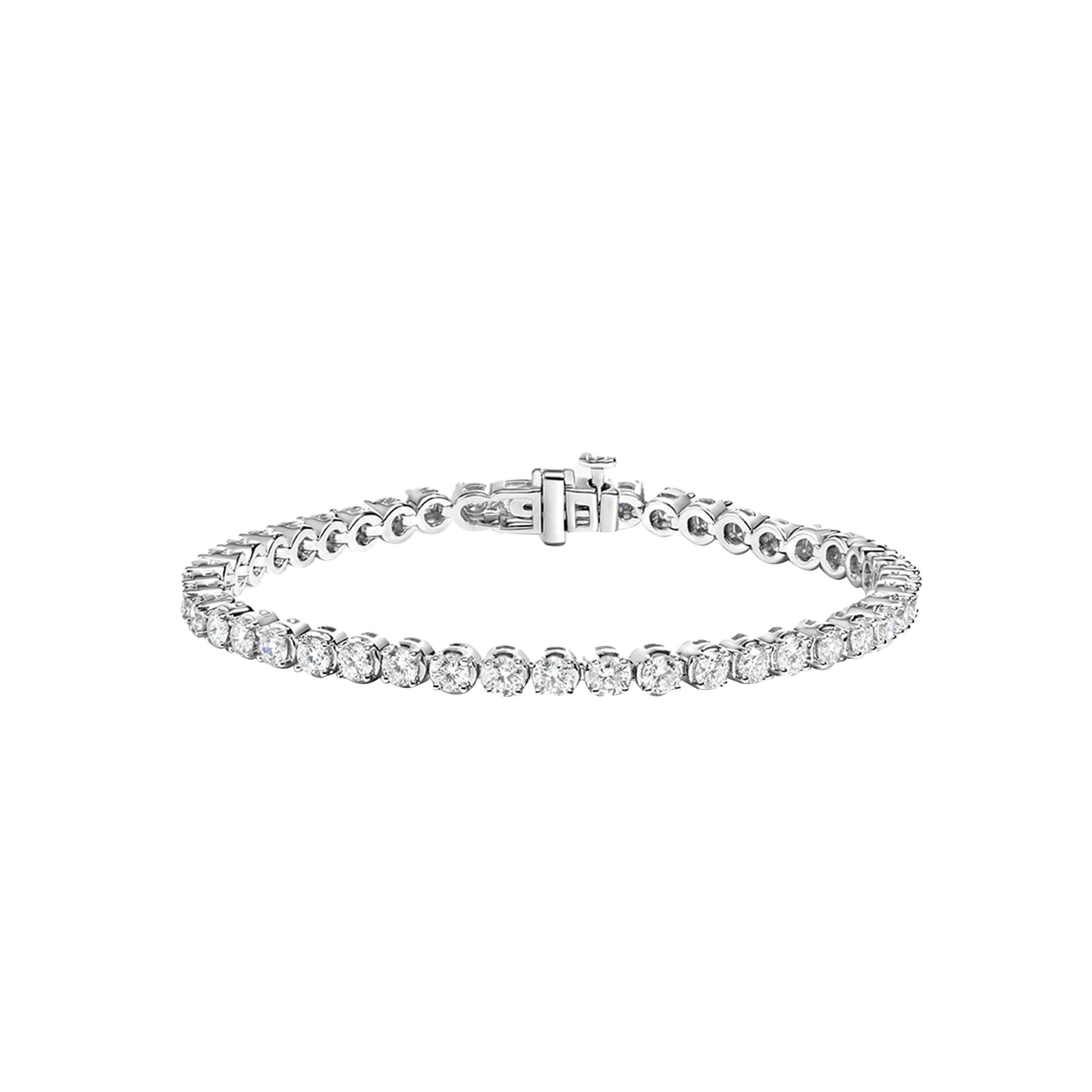 TIFFANY DIAMOND TENNIS BRACELET BE5D40TB65-18KW